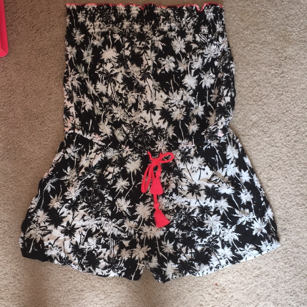 Palm Tree Print Romper